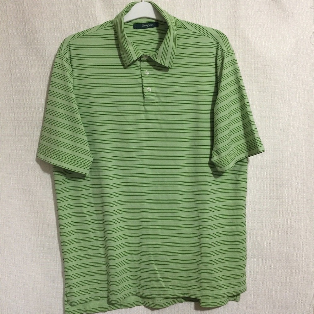 Bobby Jones X-H2O Performance Mens Polo Sz L - Picture 6 of 7